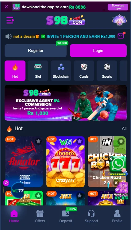 s98 game