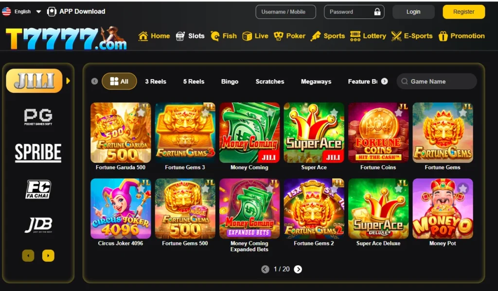 T7777 Game